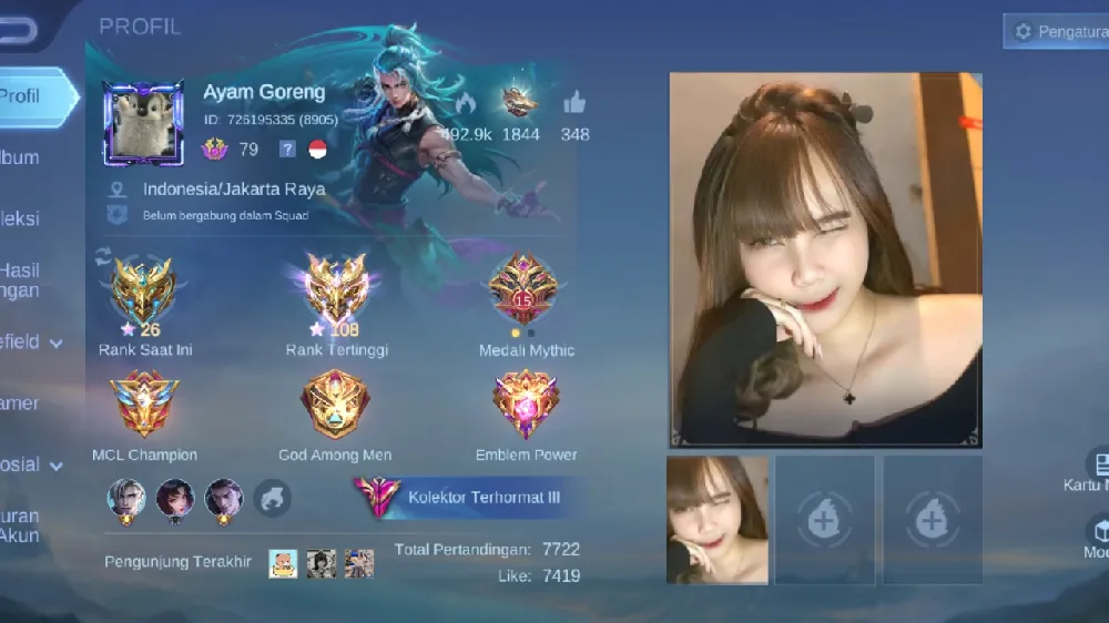 Spanduk info game